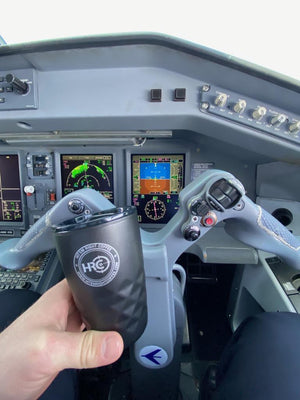 HRC Logo Black Tumbler - 12 Ounce