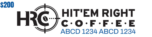 Hit'em Right Coffee Gift Card